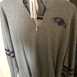 Pink Baltimore ravens hoodie